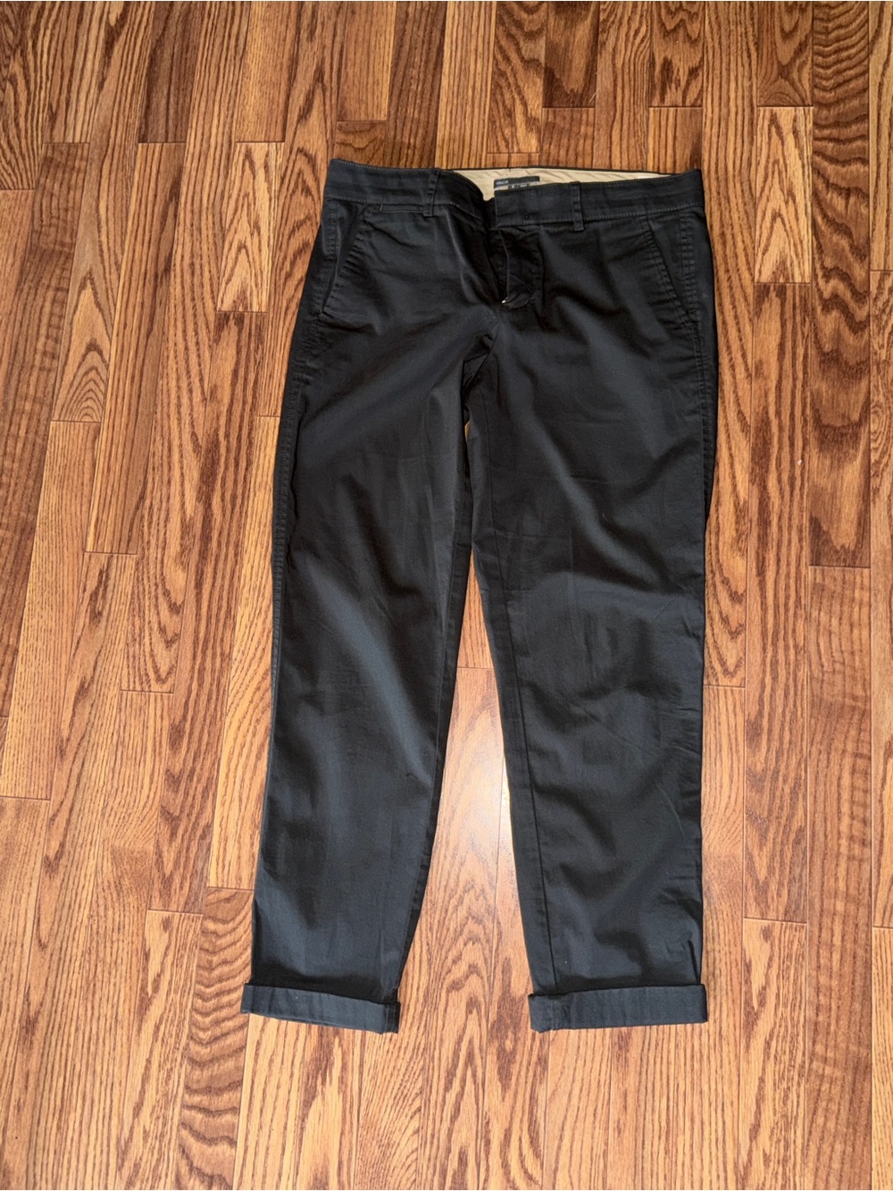 Vince Grey Tailored Stretch Cotton Trousers - Women's Size 8